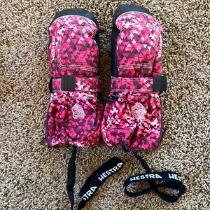 Hestra kid mitten Long over sleeve quality mitten